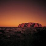 Things to do in Australia - Australia Bucket List Header image of Uluru at Dusk with no text overlay