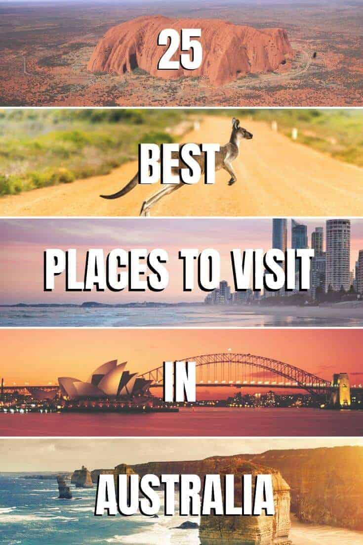 Pin Image for the Best Places to Visit in Australia