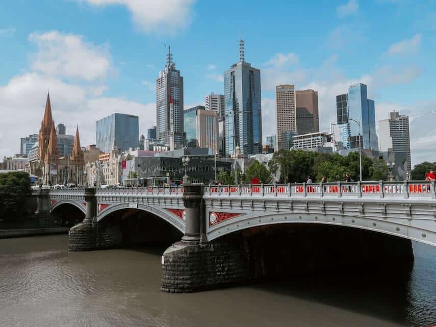 Melbourne CBD from the Yarra River