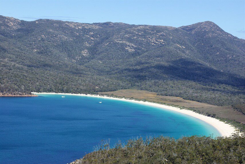 Wineglass Bay in Freycinet National Park