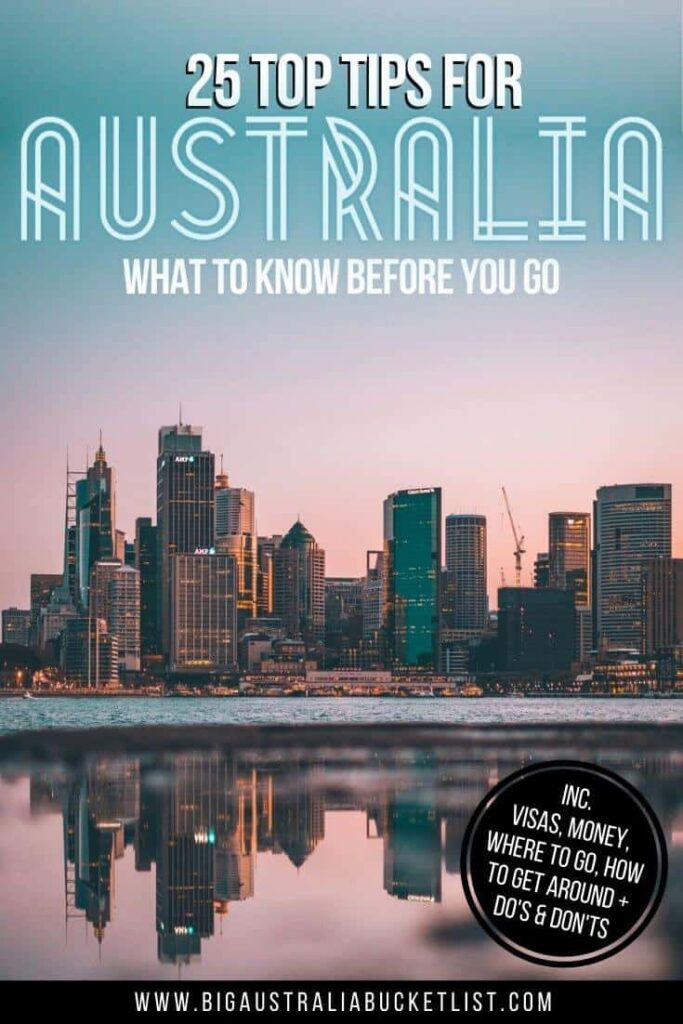 tips for tourist in australia
