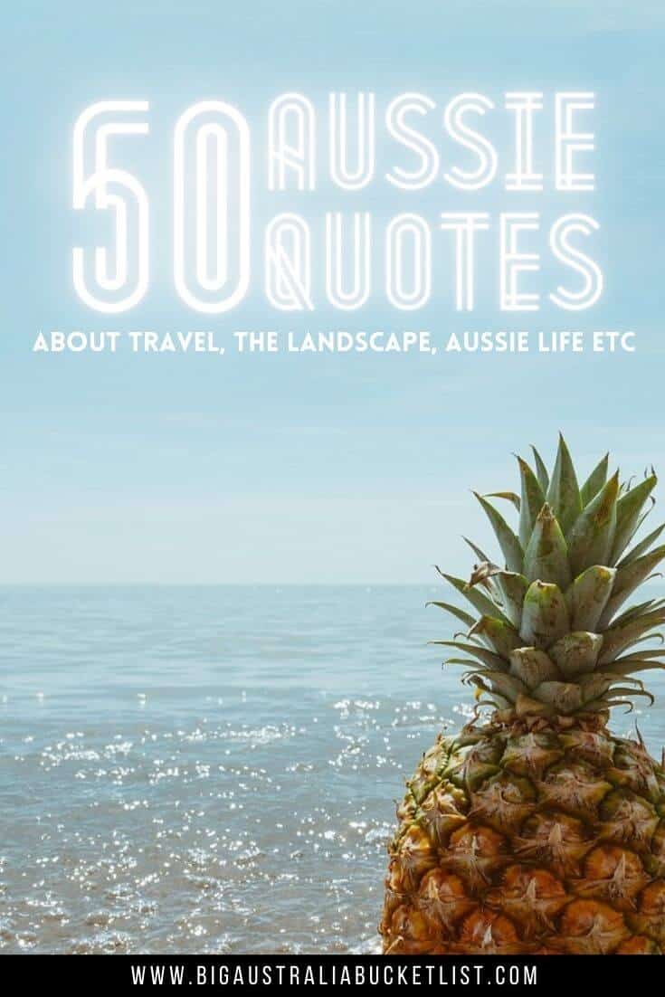 50 Aussie Quotes Pin Image