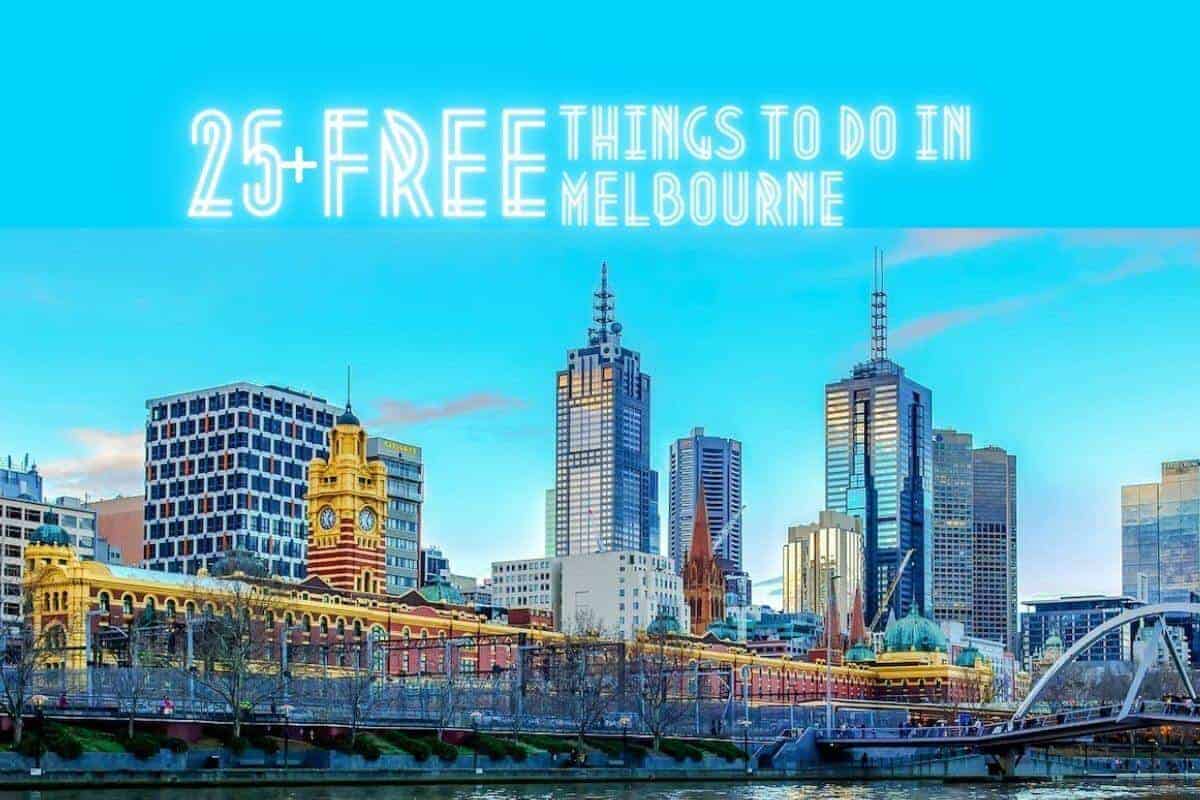 Free things to do in Melbourne CBD and surrounds header image of Melbourne CBD skyscrapers in the sunshine