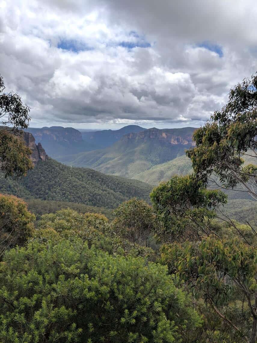 Blue Mountains View over the Valley