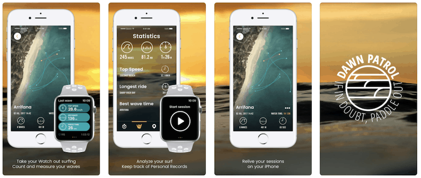 Dawn Patrol App Interface