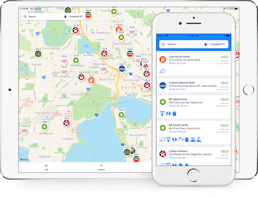 Fuel Map Australia screenshot