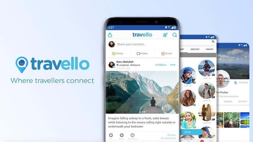 Travello App Header image