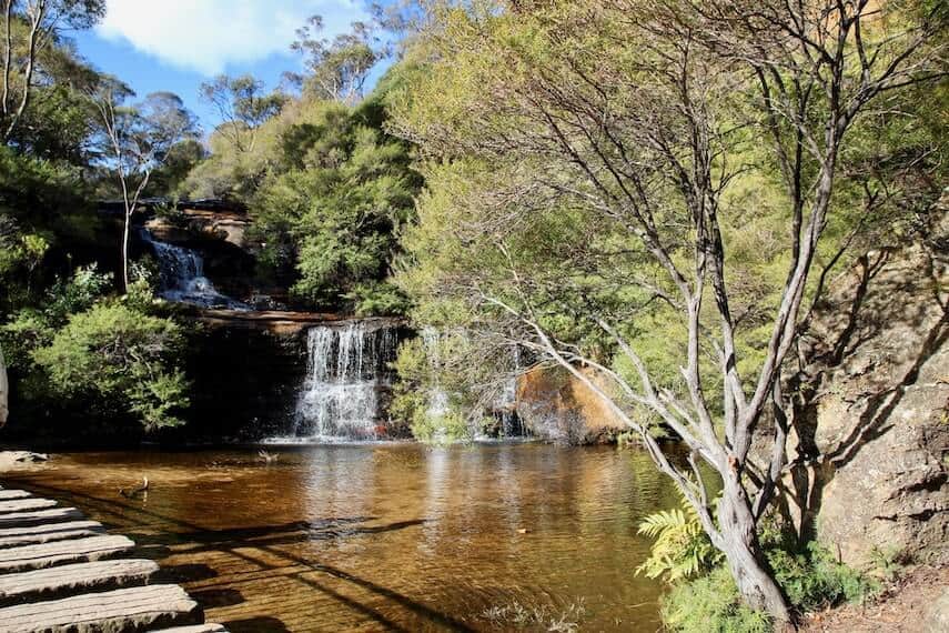 Waterfall on Charles Darwin Walk, Blue Mountains