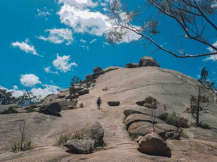 Pyramid track in Girraween National Park