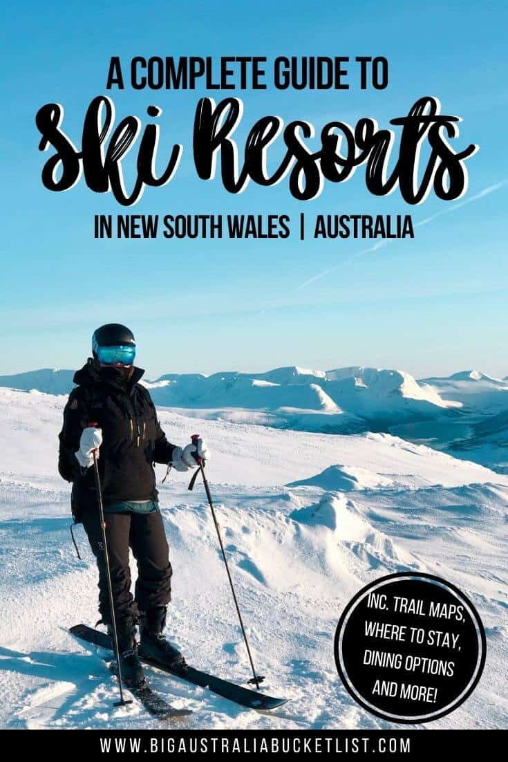 Guide to the Best Ski Resorts NSW Pin Image