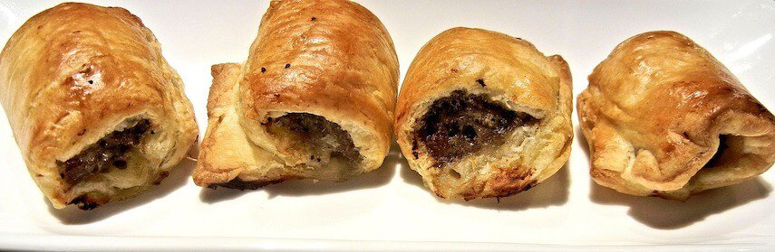 Party size sausage rolls