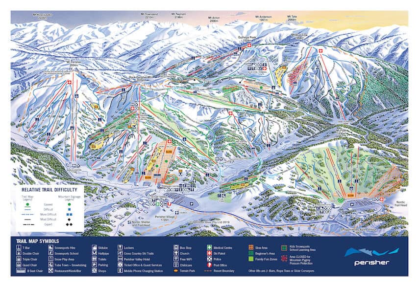 Perisher Trail Map