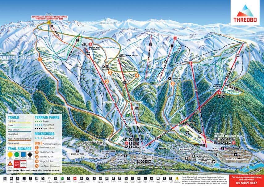 Thredbo Trail Map