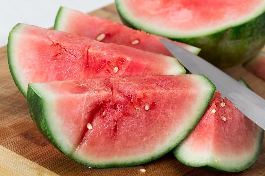 Slices of watermelon