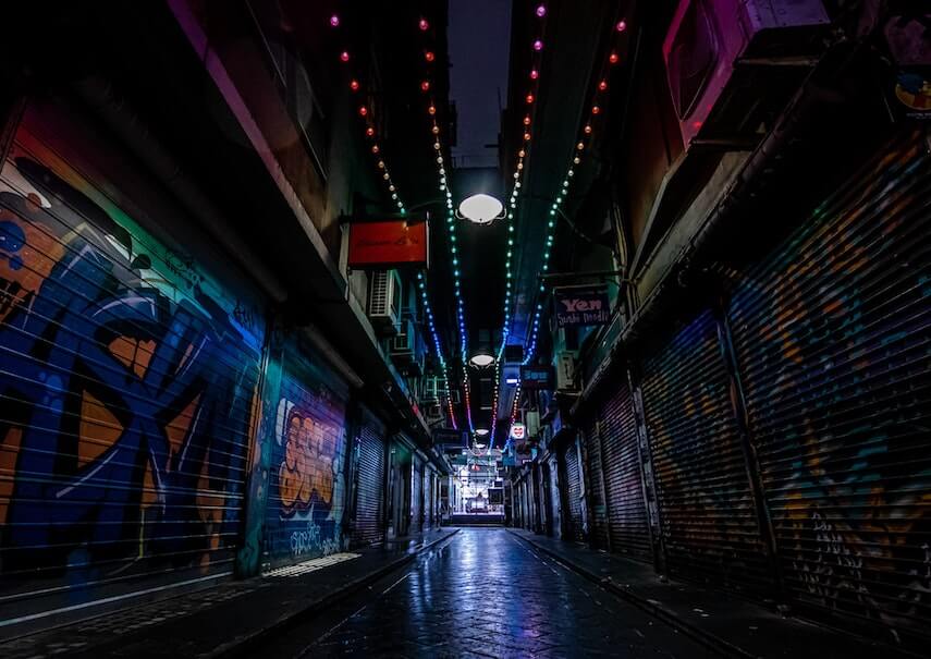 Melbourne Alleyway empty