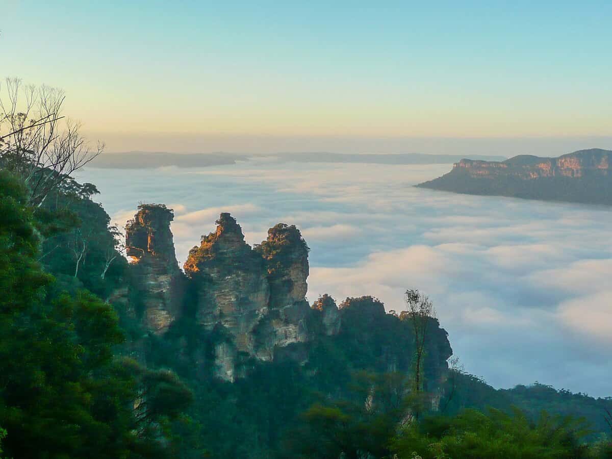 Three Sisters, Katoomba in the Greater Blue Mountains, New South Wales